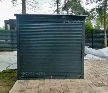 Гараж для квадроцикла в графитовом цвете в дер. Гордово, Истринский р-н, МО